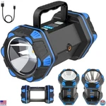 Rechargeable Led Camping Lantern - 1500lm, 8 Light Modes, 4800mah, Blue (1 Pack). Fixed Price $50.34.