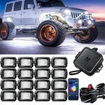 Mictuning C1 C2 Q1 Rgbw Led Rock Lights- 4/8/12/16 Pods Underglow Underbody Lamp. Fixed Price $116.99.