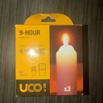 Uco L-can3pk 9-hour Lantern Candles 3 Pack. Fixed Price $3.89.