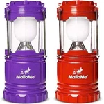 Camping Lantern Red Purple 2 Pack Built W/military Grade Water Resistant. Fixed Price $19.89.