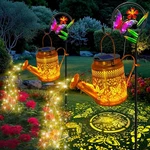2 Pack Big Solar Butterfly Watering Can Lights, Gift For Mom Grandma Women Wi.... Fixed Price $78.72.