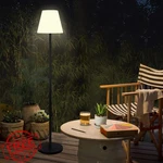 Gewiny Outdoor Solar Floor Lamp Dimmable Warm White Rgb Led. Fixed Price $129.99.