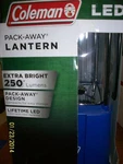 Coleman Pack-away Led Lantern - New & Rare. Fixed Price $59.99.