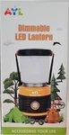 Ayl Dimmable Led Lantern 1800 Lumen Battery Powered 2 Hooks 8x4" Adjust Bright. Fixed Price $24.00.