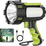 Alpswolf Rechargeable Spotlight, Led Flashlight, 5000 Lumens Ip68. Fixed Price $35.95.