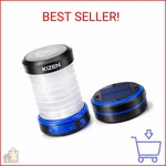 Kizen Outdoor Solar Lantern - Or Plug Rechargeable Collapsible L. Fixed Price $22.50.