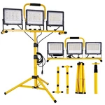 30000 Lumen Led Work Lights With Stand - 3 Adjustable Head Waterproof Foldabl.... Fixed Price $102.89.