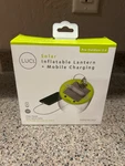 Mpowerd Luci Pro Outdoor 2.0 Waterproof Inflatable Solar Light W/ Mobile Charger. Fixed Price $30.00.