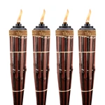 Tiki 60-inch Bamboo Torches 4-pack Natural Outdoor Easy Pour Canisters. Fixed Price $67.18.