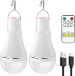Usb Rechargeable Light Bulbs With Remote Dimmable Timing 3000 Mah B. Fixed Price $28.87.