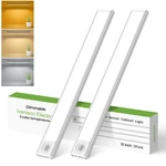 12in Under Cabinet Lights,90 Leds,usb-c 2500mah Rechargeable Battery,3 Color .... Fixed Price $44.17.