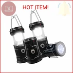 Solar Led Camping Lantern, Baishenglinmotor Usb Rechargeable Portable Fold. Fixed Price $27.52.