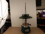 Vintage Thermos Gas Camping Lantern In Green Burns Coleman Fuel. Fixed Price $71.50.