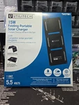 Utilitech 15w Folding Portable Solar Charger New In Box. Fixed Price $7.65.