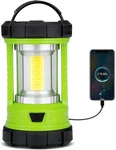 Rechargeable Camping Lantern, 3000lm 5 Light Modes Pale Green. Fixed Price $46.45.