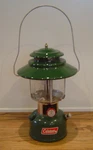 Coleman 228h Wide Hat Double Mantle 2/74. Fixed Price $46.00.