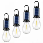 Mviocs 4 Pack Led Camping Lantern Solar Rechargeable,outdoor Tent Lights For .... Fixed Price $32.13.