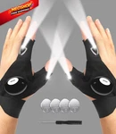 Moipejo Led Flashlight Gloves, Gifts For Men Button Batteries Powered, Black. Fixed Price $27.99.
