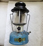 1968 Sears Double Mantle Lantern 476 72212 Coleman Pyrex Globe Vintage Blue Blck. Fixed Price $139.99.