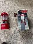 Coleman Twin Tube Fluorescent Red Lantern 5344-703 In Box. Fixed Price $18.00.