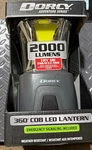 New Dorcy 41-3119 2,000-lumen Led Adventure Max Battery Lantern (gray) 360 Cob. Fixed Price $19.99.