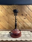 Coleman Quick-lite Table Lamp 1929 Red. Fixed Price $49.99.