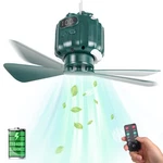 Dukuseek Camping Tent Ceiling Fan W/ Led Light, 10400mah, Portable, Remote. Fixed Price $86.17.