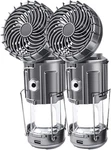 Supbri 2pack Solar Camping Lantern Fan 3-way Power Emergency Tent Light. Fixed Price $31.19.