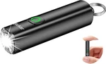 Blukar Rechargeable Edc Flashlight, 360l Mini Keychain Flash Light With 3 Lighti. Fixed Price $16.87.