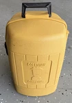 Vintage Coleman Lantern Yellow Clamshell Carry Case For Dual Mantle 220. Fixed Price $65.00.