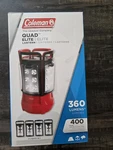 Coleman Quad Elite Lantern 360 Lumens Red. Fixed Price $40.00.