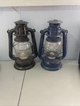 2 X Lamp Lantern Vintage Swallow Brand 225 Oil Storm Hurricane X2 Lanterns. Fixed Price $38.25.