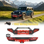 Front Rear Bumper Guard W/ Led Lights D-rings For 2007-2018 Jeep Wrangler Jk. Fixed Price $689.95.