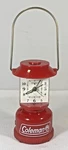 Coleman Lantern Alarm Clock Red Camping Works Missing Back Cover. Fixed Price $11.99.