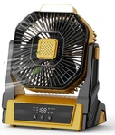 Instern Camping Fan With Led Lantern, 20000mah Rechargeable Battery Operated Out. Fixed Price $152.99.