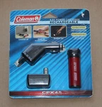 Coleman Cpx4.5 Rechargeable Battery Power Cartridge With Car And Ac Adapter. New. Fixed Price $19.99.