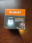 Suaoki Solar Collapsible Led Camping Lantern Rechargeable Tent Light New Box. Fixed Price $5.50.