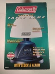 Coleman Deluxe Table Lamp Lantern Clock New. Fixed Price $25.00.