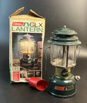 Vtg 1980's Coleman Clx Adj Model 290 Double Mantle Gas Lantern W/box & Funnel. Fixed Price $54.99.