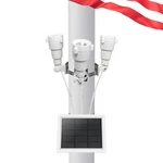 Etzeaxus Solar Flag Pole Light, Powered Flagpole 3 Super White. Fixed Price $74.17.