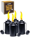 Backyadda Aluminum (never Rust) Tiki Torch Canister 4 Pack, Black. Fixed Price $54.15.