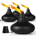 Zspeng 4 Pack Metal Table Top Torches,24.5 Oz Citronella Torches For. Fixed Price $44.03.