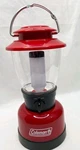 Coleman Red & Black Classic Personal Size Water-resistant Led Lantern 2 Settings. Fixed Price $20.00.