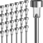 Gigalumi 24-pack Solar Path Lights Outdoor Waterproof Stainless Steel Led Drivew. Fixed Price $69.31.