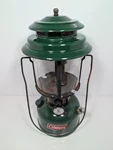Coleman Lantern 220h 11-1974 Dated Dual Mantle Green Glass. Fixed Price $29.99.