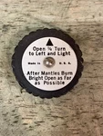 Wards Western Field 60-9523 Lantern - Valve Wheel Knob Face And Screw. Fixed Price $14.80.