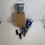 Wisely Solar Bug Zapper Lanterns Removable Spikes 2pk. Fixed Price $31.68.