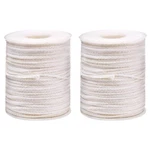 Teemico 400 Feet 24 Ply Braided Wick Candle Spool For Diy And Making. Fixed Price $18.42.