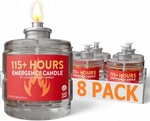 Gasone 115+ Hours Emergency Candle Set 8-pack Liquid Candles Clean Burning,. Fixed Price $42.40.