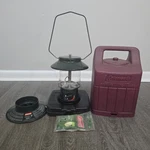 Coleman Propane Lantern 5154 Dual Mantle Maroon Storage Case Usa Made Electronic. Fixed Price $33.24.